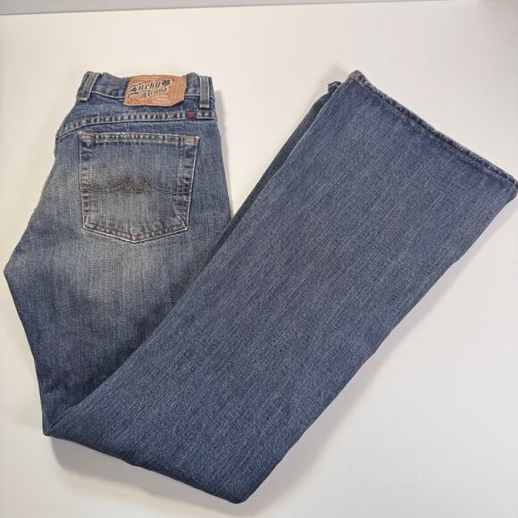 VTG Lucky Brand Sweet N Low Boot Cut Denim Jeans Cowgirl Y2K Festival USA 6/28 - Picture 1 of 11